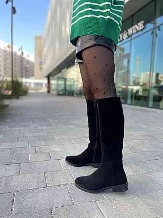 Nivelle Чоботи жіночі NIVELLE чорні замша натуральна зима 38р. 40р. (4051) Коломыя