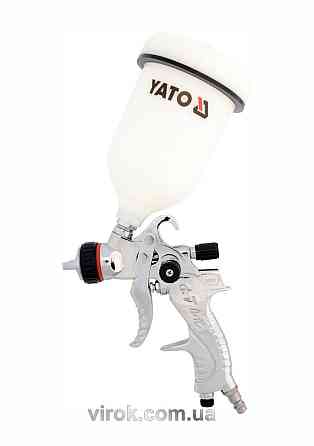 Пульверизатор YATO з верх. бачком 0,6л, сопло Ø=1,4мм,технологія HVLP,економія при розпиленні до 30% Одесса