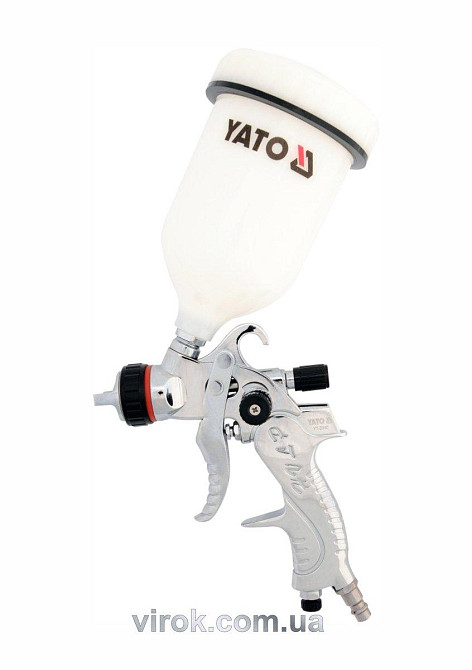 Пульверизатор YATO з верх. бачком 0,6л, сопло Ø=1,4мм,технологія HVLP,економія при розпиленні до 30% Одесса - изображение 1