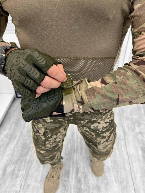 Тактична сорочка убакс мультикам під броніжелет, бойова сорочка ubacs мультикам Одеса - фото 3
