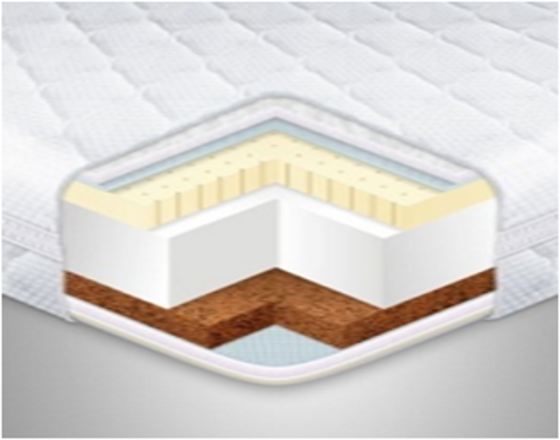 Матрас тонкий топпер. Модель Cocos-Latex /кокос латекс. 180х200 Харьков