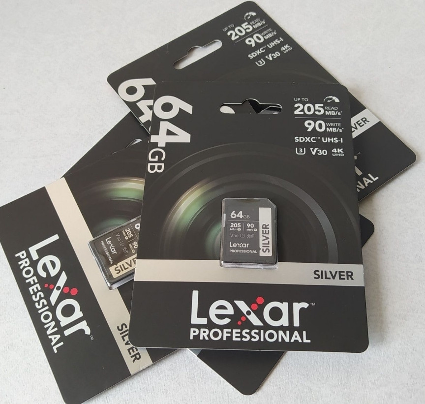 Карта Lexar 64GB Professional SILVER UHS-I SDXC Memory Card. Харків - фото 2