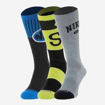 Шкарпетки Nike U NK SB EVERYDAY MAX LTWT CREW 3PR CU6478-902 34-38 3 пари Мультиколор (194500854062) Вінниця