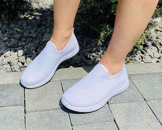 Oubaili Сліпони жіночі Oubaili 821 білі (весна-літо, сітка) (3960) лише 41р. Коломыя