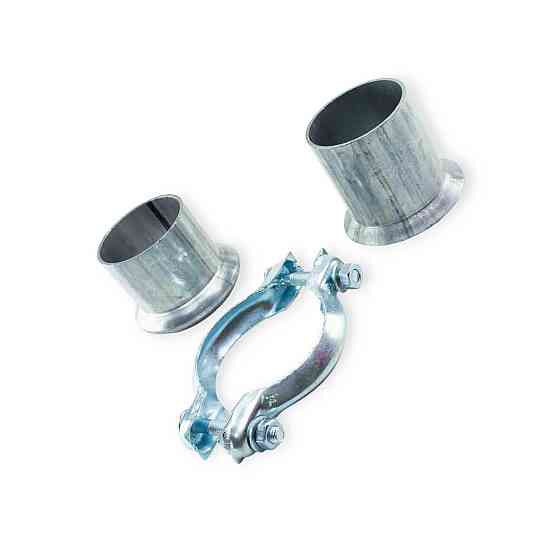 Хомут d=56 з патрубком FA1 (2 болти) глушника Мукачево