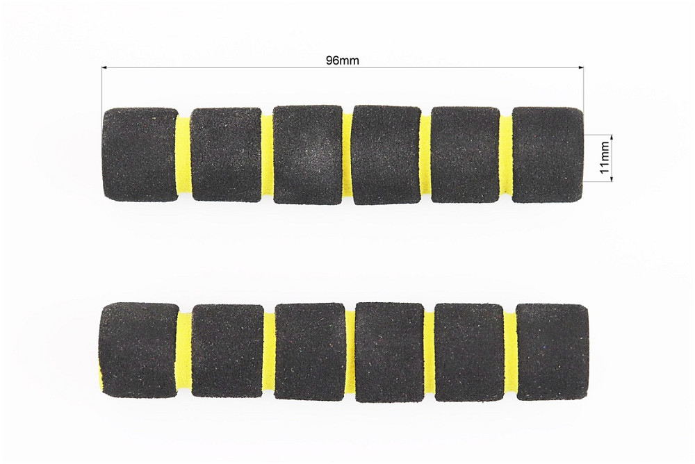 Гріпси поролонові на важелі гальмівні к-кт 2шт ЖОВТІ Київ - фото 2