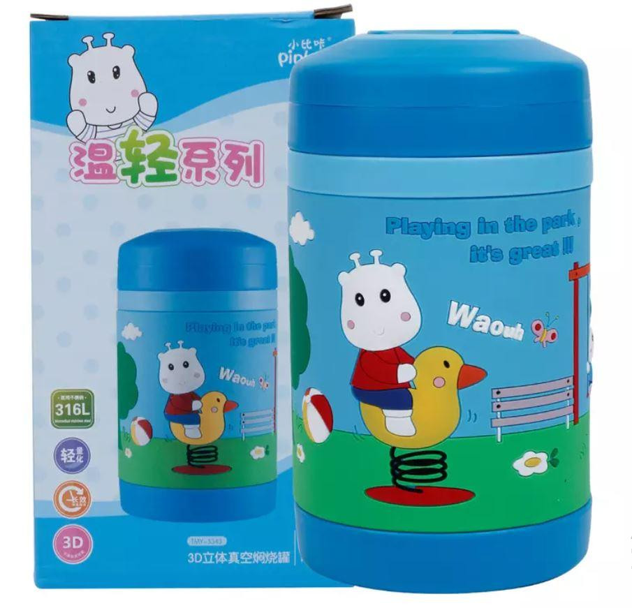 Дитячий Термос харчовий Pinkah TMY-3343 450 мл, синій Вінниця - фото 5