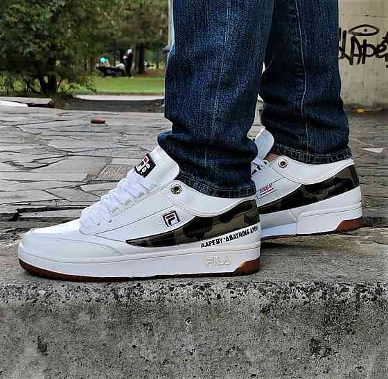 Кросівки FILA Білі Кеди Чоловічі Шкіряні (розміри: 40,41) Відео Огляд Дніпро