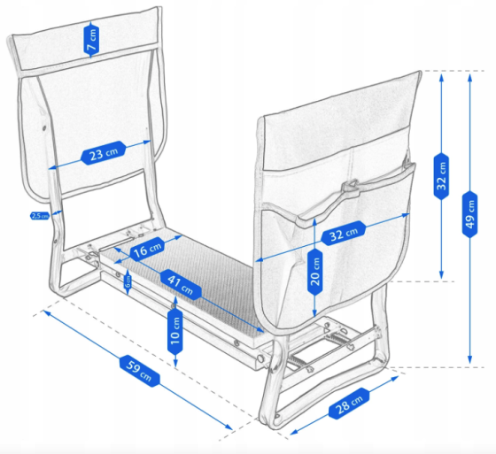 Садова лавка Jumi Iron з вбудованим столом Київ