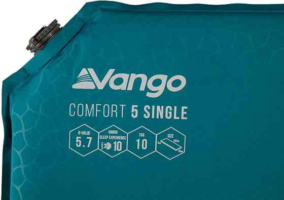 Килимок самонадувний Vango Comfort 5 Single Bondi Blue (SMQCOMFORB36A11) Київ