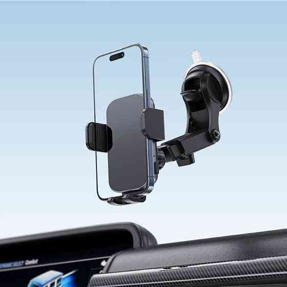 Автомобильный держатель для телефона с БЗП ACEFAST D53 wireless charging car holder with electric clamp for dashboard Black Одесса
