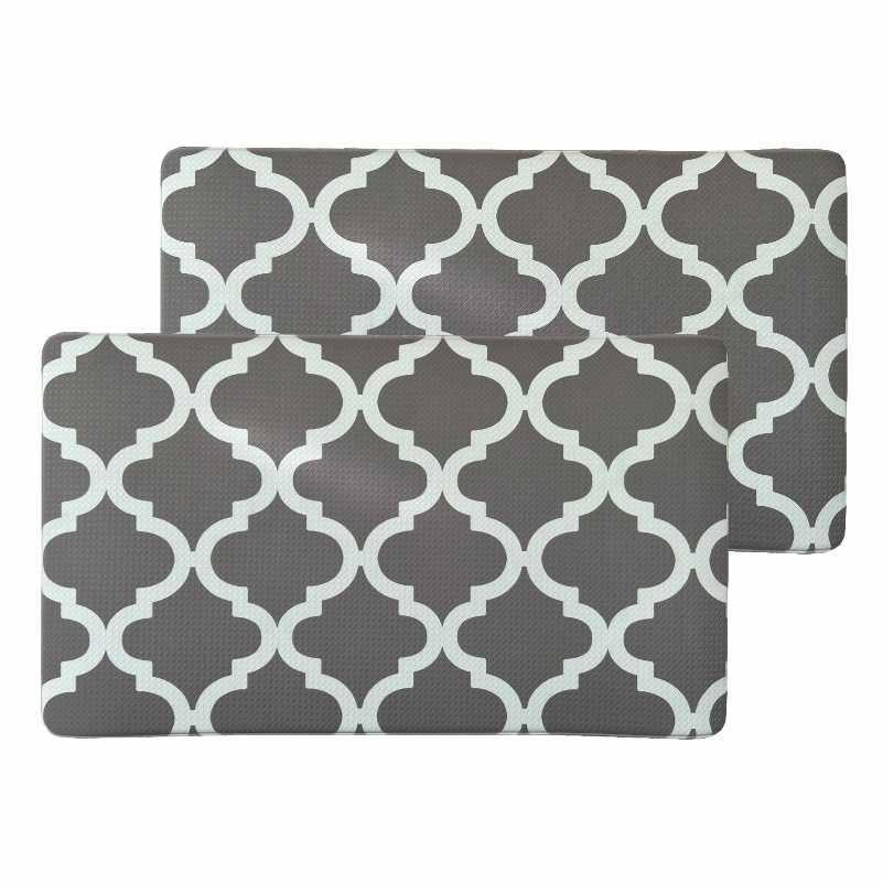 Набор коврики кухонные Lovely Svi 2 шт: 44 x74 x1см и 44 x74x1см Серый Киев - изображение 1