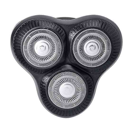 Електробритва 5 Вт 800 mAh бритва електрична бездротова з трьома голівками для гоління Чорна Sokany SK-16038B Коломыя