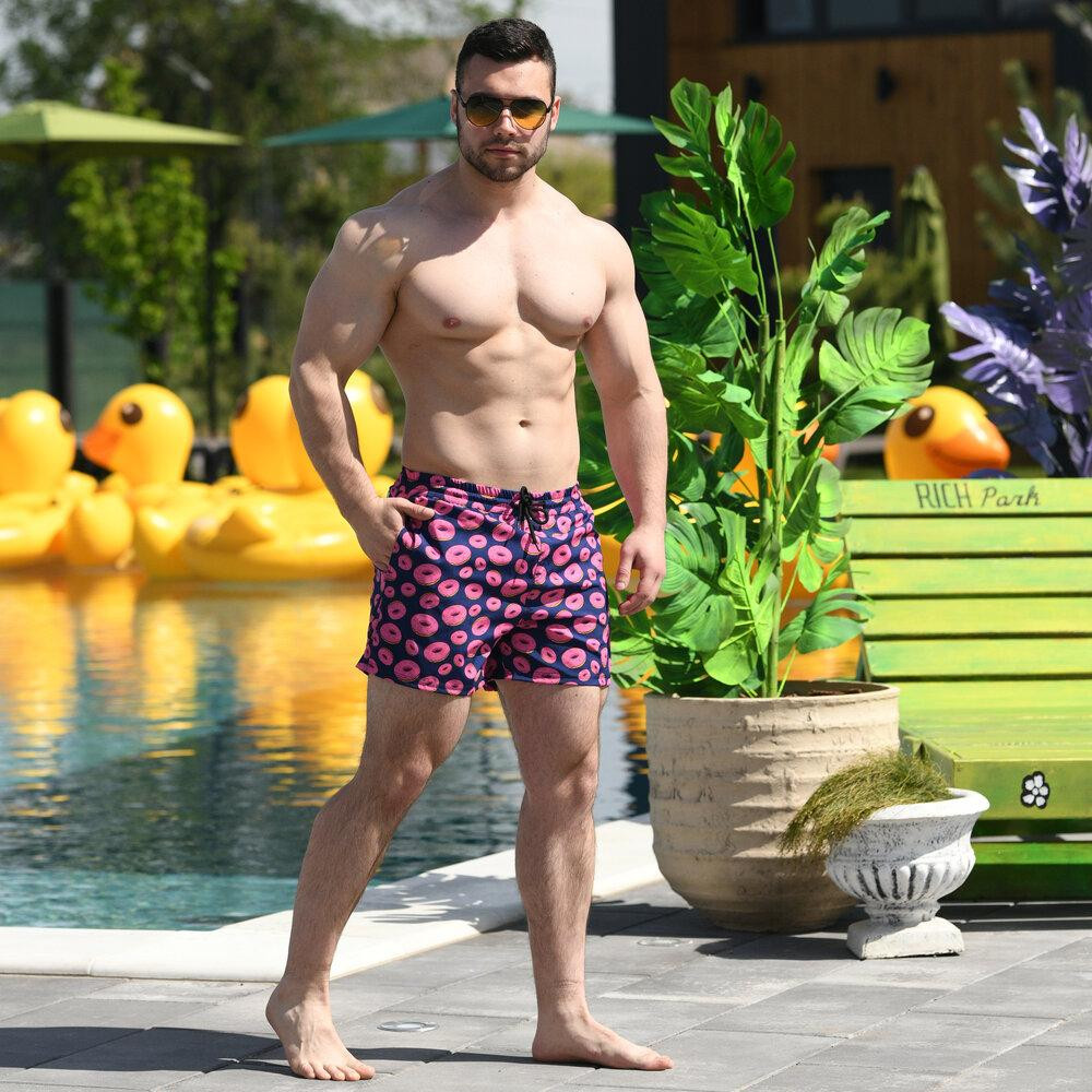 Плавательные шорты мужские Pobedov Pool day Ponchiki Киев - изображение 2