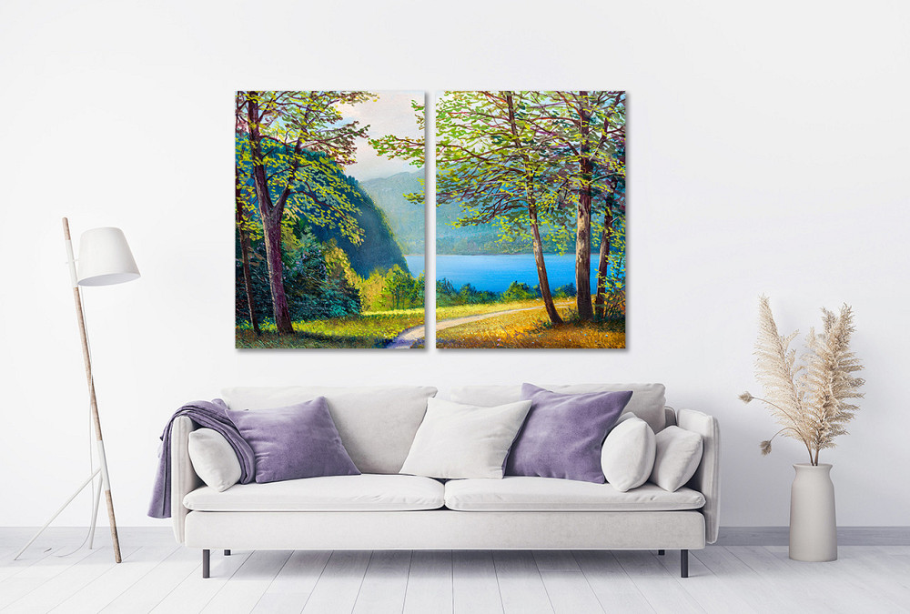 Модульная картина в гостиную / спальню Лісова природа TLV-2_016 120х170  см Киев - изображение 2