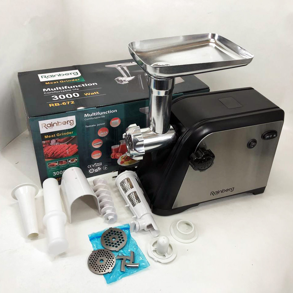 Кухонна універсальна м'ясорубка, Потужна м'ясорубка електрична для дому Хороша Електрична ' DI-10 Львів - фото 12