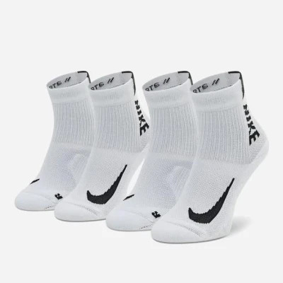 Носки Nike U NK MLTPLIER ANKLE 2PR - 144 SX7556-100 46-50 2 пари Білі (194275663043) Винница - изображение 1