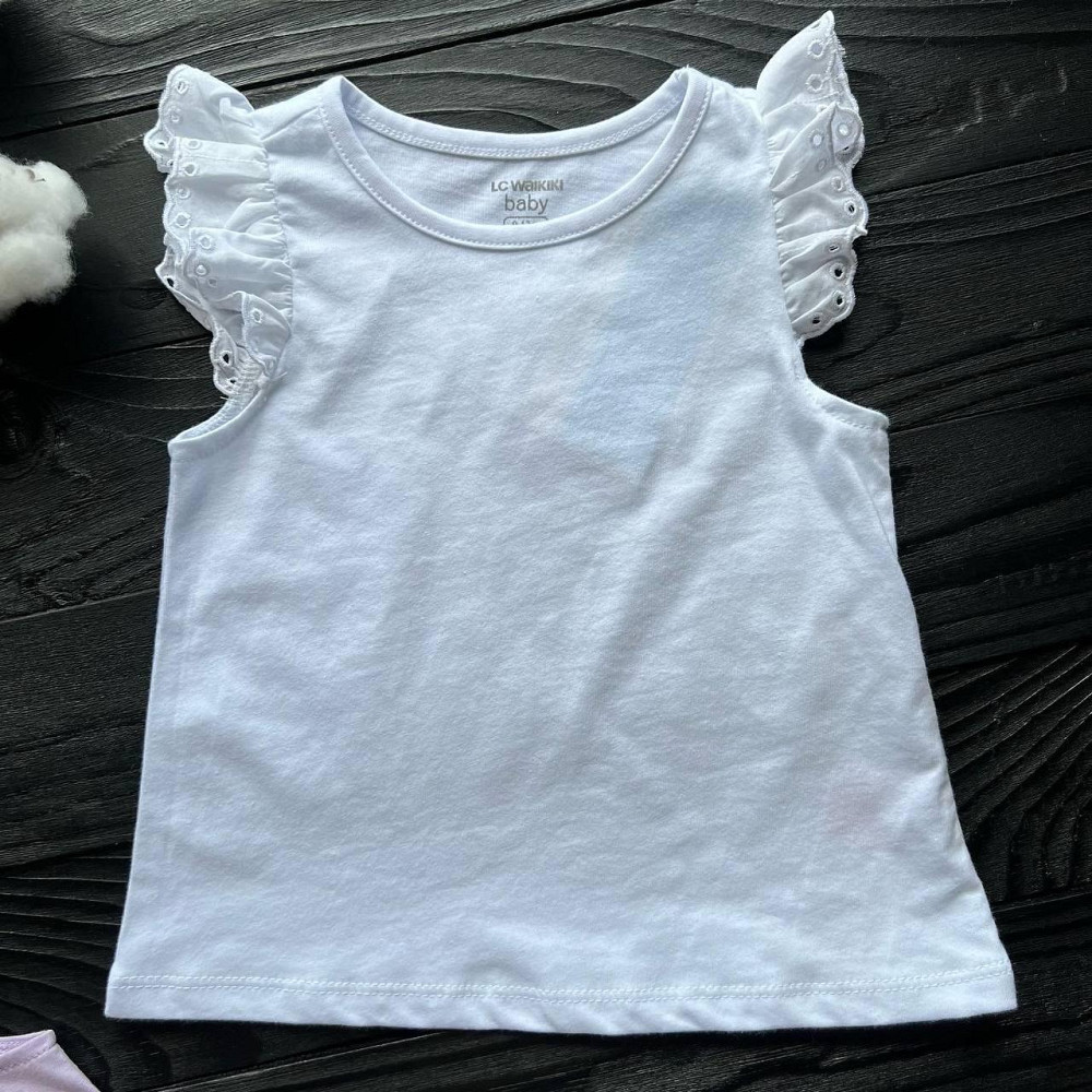 Дитяча Блузка для Дівчаток LC Waikiki Біла 9-12міс (74-80см) Київ - фото 1