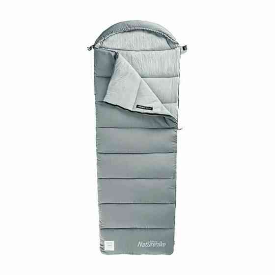 Спальник з капюшоном Naturehike M400 NH20MSD02, down cotton, сірий Київ