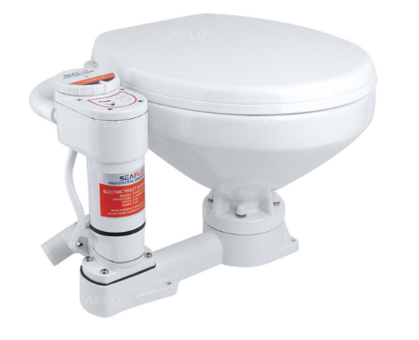 Туалет унитаз электрический конверсионный SEAFLO стандартный размер 12В Киев - изображение 2