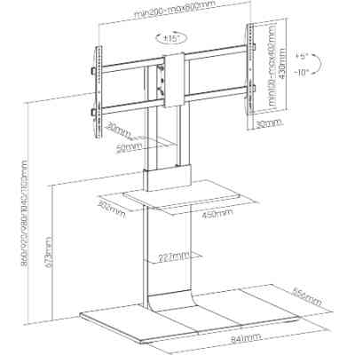 Стійка презентаційна OfficePro TVS605 Вінниця