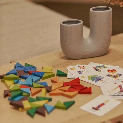 Розвиваюча іграшка Ігротеко Трикутна мозаїка 64 елементів (900194) Вінниця - фото 6