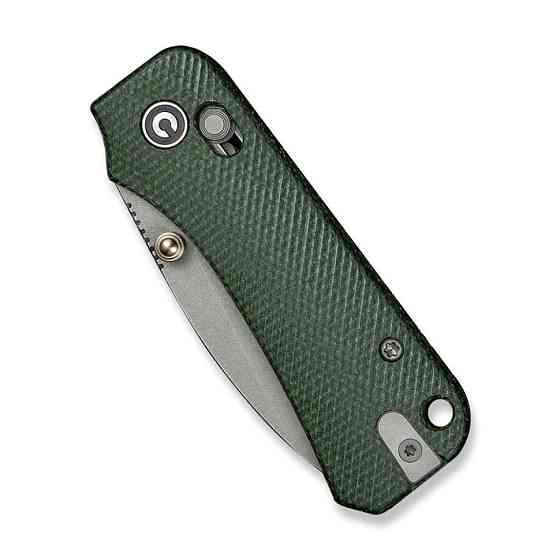 Ніж складаний кишеньковий Civivi Baby Banter 2, (5.9 см) Nitro-V / Micarta темно-зелений Київ
