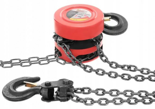 Лебідка ручна Onex BX-7003 – 2 тонни, ланцюгова система, висота підйому 3 м Львів - фото 4