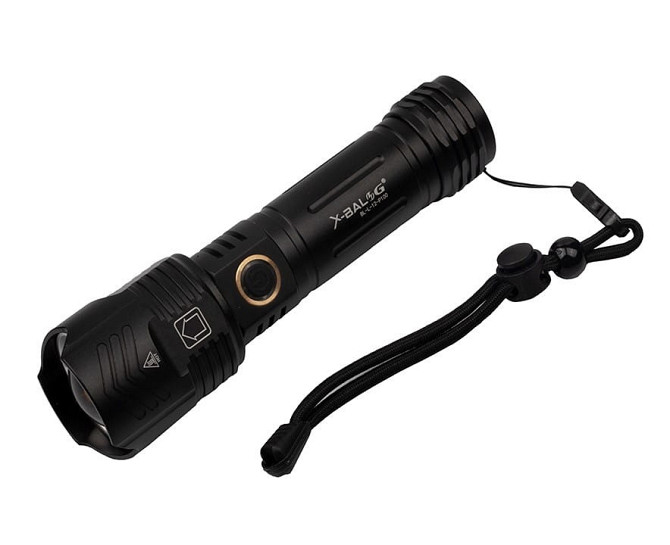 Ліхтар X-BALOG BL-L-12-P100 алюмінієвий (діапазон до 1000 м) з опцією PowerBank L-095 Київ - фото 3