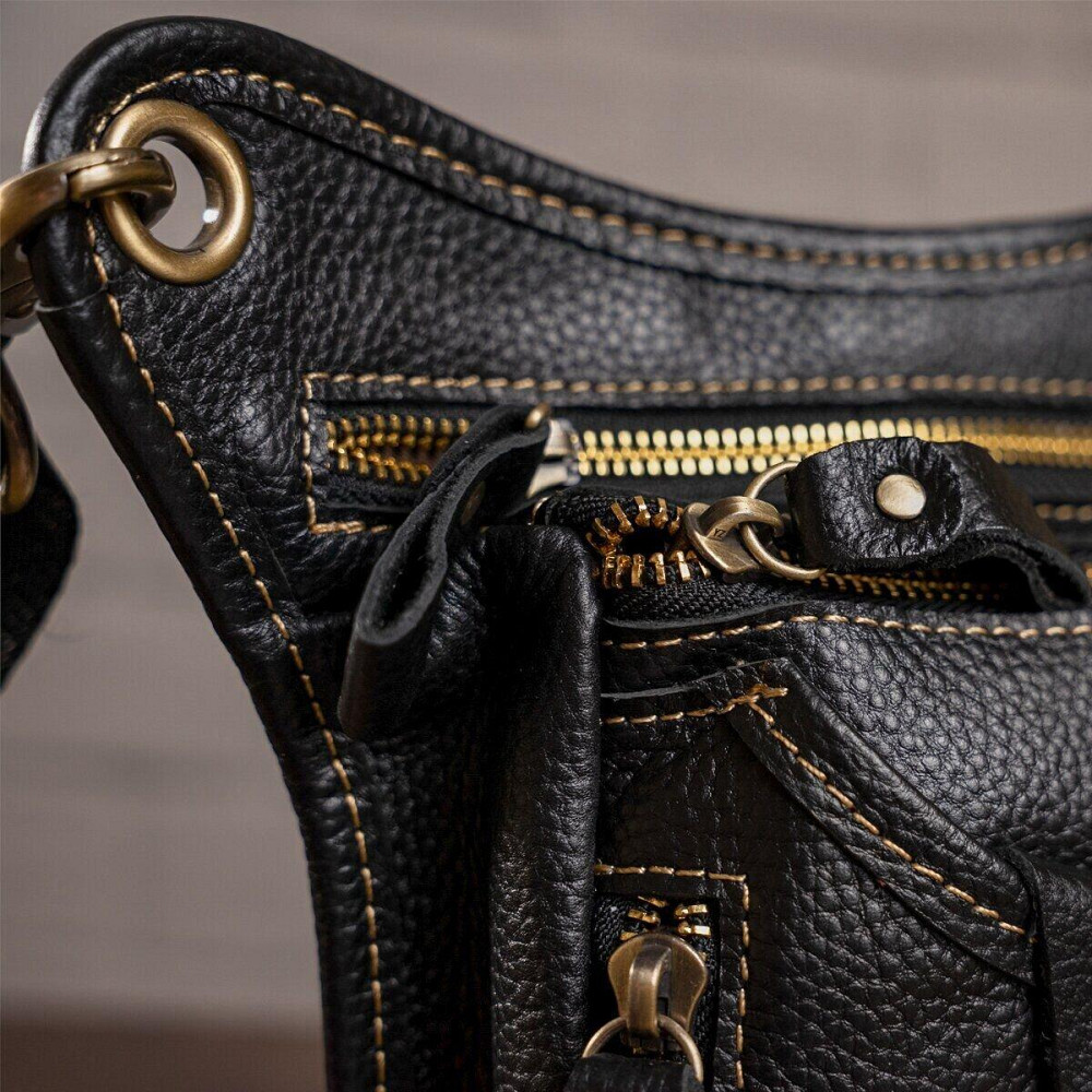 Сумка на пояс Vintage 14659 Черная Киев - изображение 10