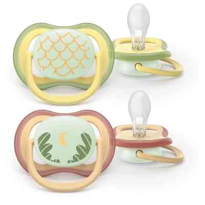 Пустышка Philips AVENT Ultra Air Нічна 0-6 місяців 2 шт (SCF376/27) Винница