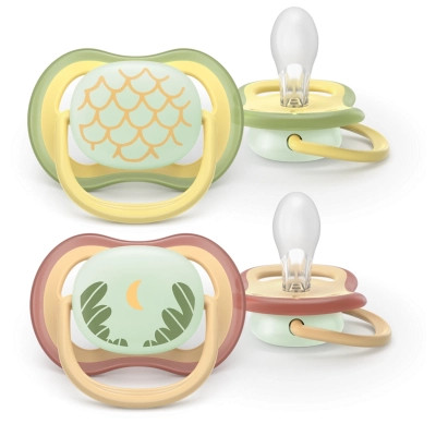 Пустушка Philips AVENT Ultra Air Нічна 0-6 місяців 2 шт (SCF376/27) Вінниця - фото 1