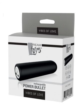 Вибропуля VIBES OF LOVE POWER BULLET BLACK Sex Aura Киев