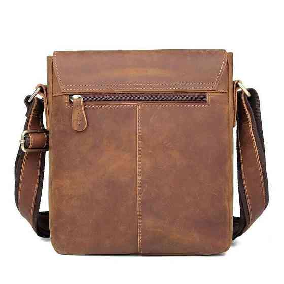 Кожаная мужская сумка Vintage 20206 Коричневый Киев