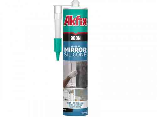 Силикон нейтральный для зеркал 900N 280мл / 340гр Akfix Ровно