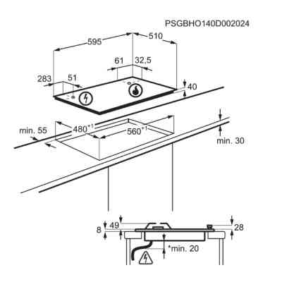 Варочна поверхня Electrolux EGH6343ROR Вінниця
