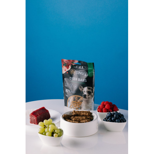 Джерки Savory Bars With Venison батончики для собак з олениною 100 г Киев - изображение 8