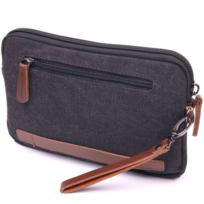 Сумка Vintage Текстильна Чорна (21258) Вінниця - фото 6