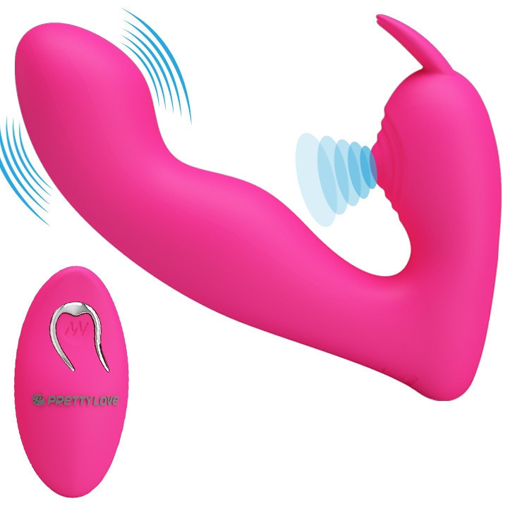 Мультифункциональный вибростимулятор на пульте управления Pretty Love Josephine Magenta, BI-014843W-1 Sex Aura Киев - изображение 2