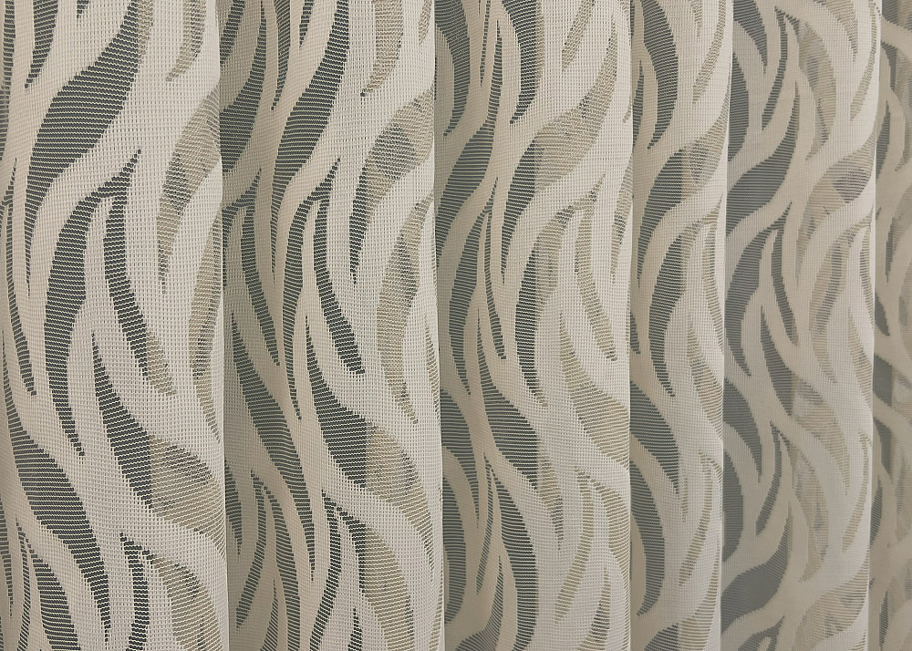 Тюль жакард колір бежевий 1998т Київ - фото 4