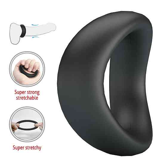 Ерекційне кільце Crazy Bull - Valen Silicone Cock Ring, BI-210230 Sex Aura Київ