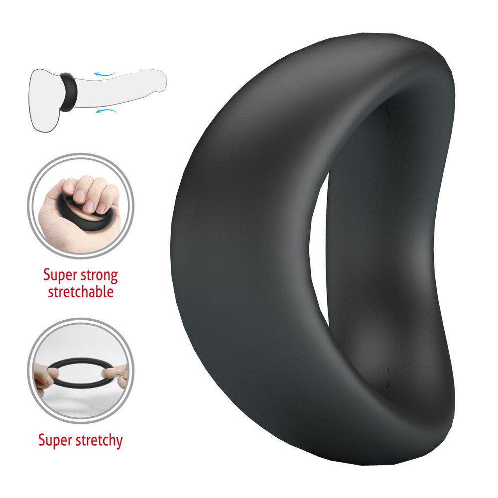 Ерекційне кільце Crazy Bull - Valen Silicone Cock Ring, BI-210230 Sex Aura Київ - фото 2