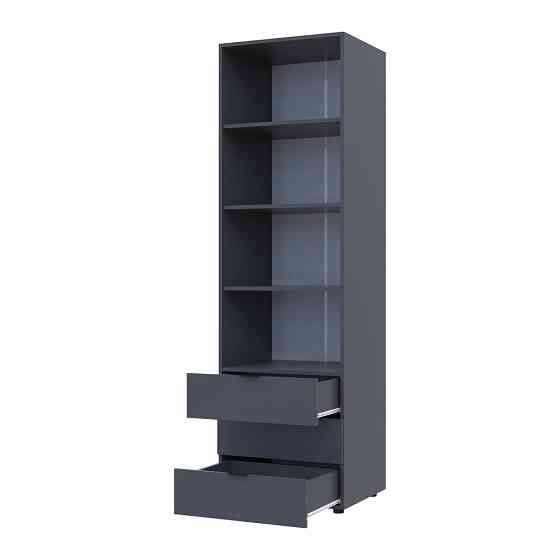 Пенал для одежды Doros Гелар Графит 3Ш 60х49.5х203.4 DRS-011757 (41516132) Днепр