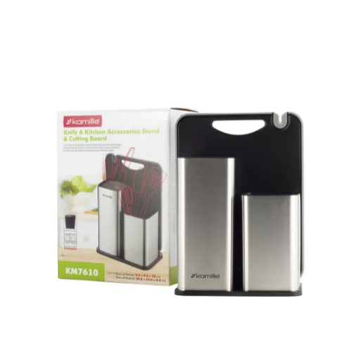 Набір підставка для ножів/для аксесуарів/дошка 22*9,6*9,6/15,7*9,6*9,6/29,6*22,4*0,8см 7610 KAMILLE Житомир