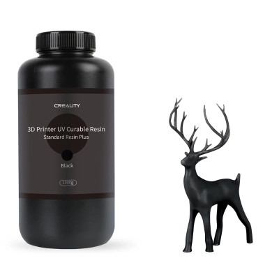 Фотополімерна смола Creality Resin, LCD Standard Plus 1кг, black, transparent (3302020090) Вінниця - фото 1
