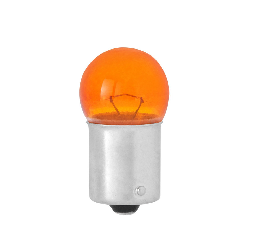 Вказівна лампа розжарювання HeadLight RY5W 12V BA15S AMBER (поворот/габарит) Харків - фото 1