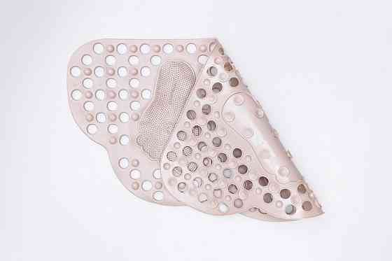 Протиковзкий коврик для душу 70x40 см, бежевий Київ