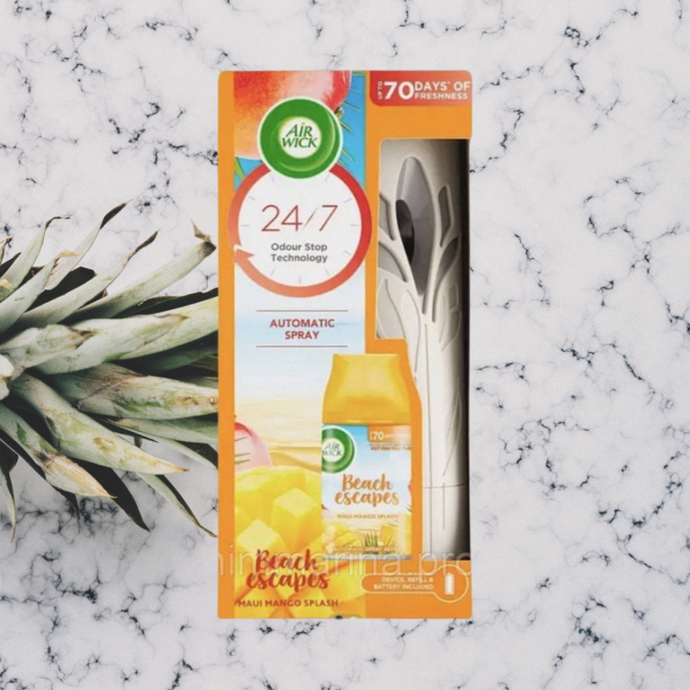 Автоматичний освіжувач повітря Air Wick Beach escapes Mango 250 мл Виноградов - изображение 2
