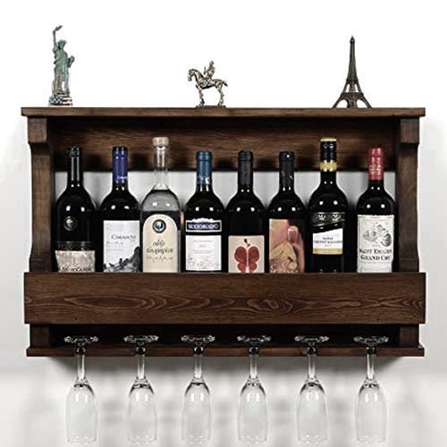Настенная винная полка 
