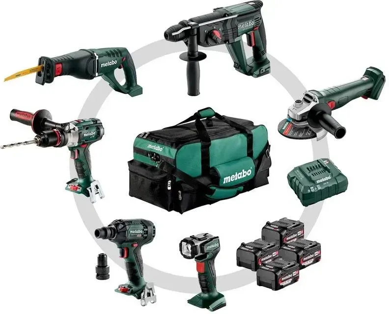 Metabo Zestaw Combo - klasa 18 V Set Construction 6.1 4 Акумулятори Li-Power 18V/4.0Ah Київ - фото 1
